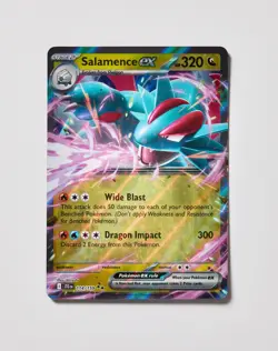 Salamence ex 114/159 Double Rare Journey Together Pokemon Holo Near Mint - Image 1