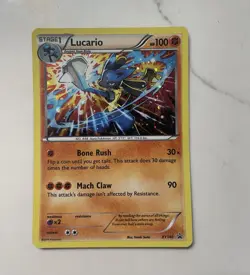 Pokemon TCG Lucario XY140 XY Promo Holo English 2016 Stage 1 100 HP - Image 1