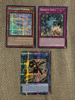 Yu-Gi-Oh! Lot Mulcharmy Purulia, Dominus Spiral, Ryzeal, S:P Little Knight, Etc - Image 2
