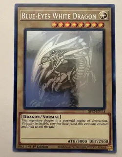 Konami Blue-Eyes White Dragon Ghost Rare 1st Ed GFP2-EN175 (GFP2) - Image 1