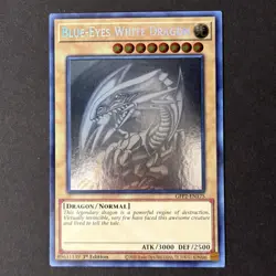Blue-Eyes White Dragon Ghost Holo Rare GFP2-EN175 (NM) - Image 1