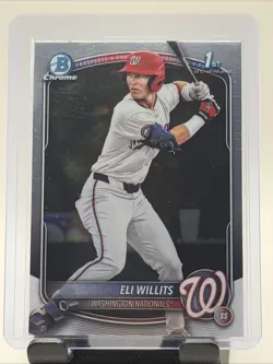 2025 Bowman Draft 1st Eli Willits Chrome Base NATIONALS - Image 1