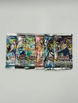 Yu-Gi-Oh 6 Booster Pack Lot LOB MRD SRL PSV DCR IOC 6 AUTHENTIC SEALED 25TH - Image 1