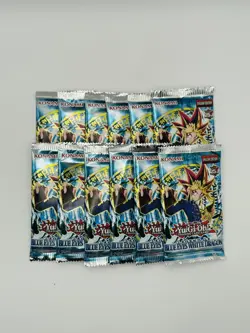 Yu-Gi-Oh 12 Booster Pack Lot Legend of Blue Eyes White Dragon NEW AUTHENTIC - Image 1
