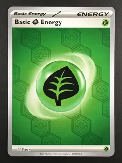 Pokemon Basic Grass Energy SVE 001 Shrouded Fable Reverse Holo NM - Image 1