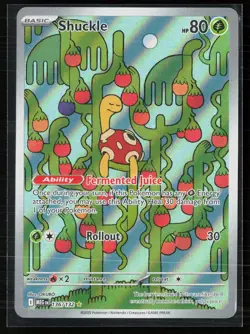 Shuckle 136/132 Illustration Rare Mega Evolution Pokemon NM - Image 1