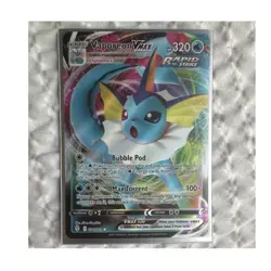 Pokemon TCG Vaporeon VMAX 030/203 Evolving Skies Ultra Rare Holo Full Art *Mint* - Image 3