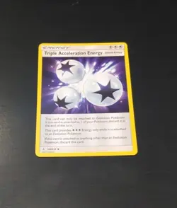 Triple Acceleration Energy 190/214 Trainer Card Unbroken Bonds Pokemon TCG NM - Image 1