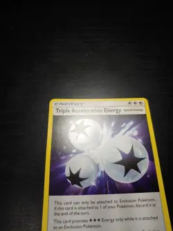 Triple Acceleration Energy 190/214 Trainer Card Unbroken Bonds Pokemon TCG NM - Image 2