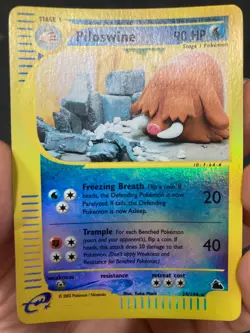 Piloswine 24/144 Reverse Holo Skyridge Pokemon WOTC 2003 Excellent Unplayed - Image 4