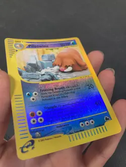 Piloswine 24/144 Reverse Holo Skyridge Pokemon WOTC 2003 Excellent Unplayed - Image 5