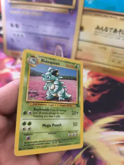 Pokemon Karte Card Nidoqueen Jungle Dschungel English Non Holo Rare Wotc Exc - Image 2