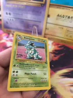 Pokemon Karte Card Nidoqueen Jungle Dschungel English Non Holo Rare Wotc Exc - Image 3