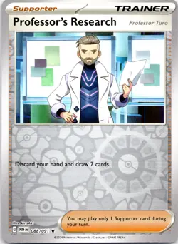 Pokemon Professor's Research - SV: Paldean Fates (PAF) Reverse Holo 088/091 NM - Image 1