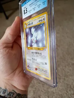 CGC 8.5 Togetic Pokemon Japanese Gold,Silver, New World Holo - Image 3