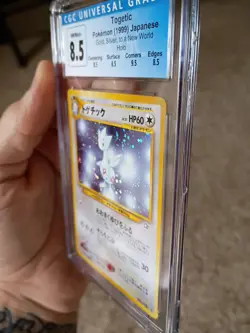 CGC 8.5 Togetic Pokemon Japanese Gold,Silver, New World Holo - Image 4