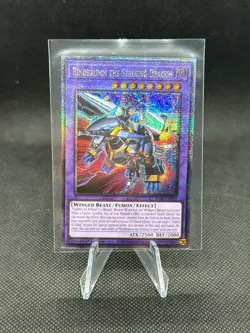 2024 YuGiOh Rarity Collection II QCSR Rindbrumm the Striking Dragon RA02-EN025 - Image 1