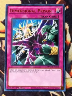Yugioh: Dimensional Prison - MAGO-EN158 - Gold Rare - 1st Edition - NM - Image 1