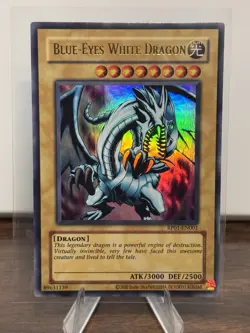 Konami Yu-Gi-Oh! Blue-Eyes White Dragon RP01-EN001 Ultra Rare Holo Unlimited - Image 1