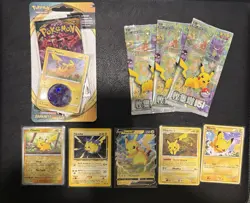 Pikachu Pokemon Card Lot, Promo, Sealed - Image 1