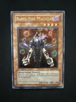 Yugioh! EEN-EN019 Rapid Fire Magician 1st Edition Ultimate Rare Near Mint - Image 1