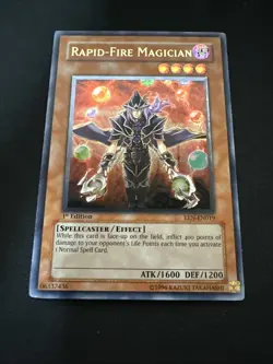 Yugioh! EEN-EN019 Rapid Fire Magician 1st Edition Ultimate Rare Near Mint - Image 2