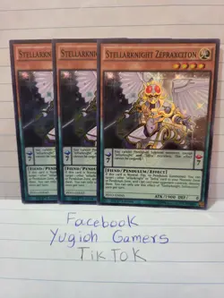 Yu-Gi-Oh Stellarknight Zefraxciton X3 PEVO 1st Super Rare Light Played - Image 1