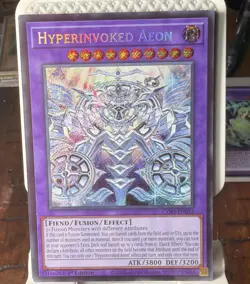 Yugioh! Hyperinvoked Aeon CORI-EN033 CHAOS ORIGINS PREORDER - Image 1