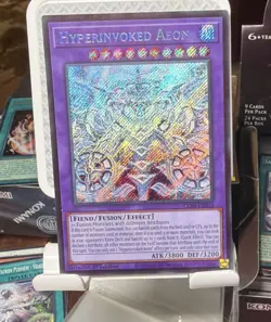 Yugioh! Hyperinvoked Aeon CORI-EN033 CHAOS ORIGINS PREORDER - Image 3