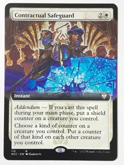 Contractual Safeguard (Extended Art #115) - NM - NCC New Capenna - MTG Magic - Image 1