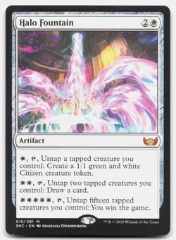 Halo Fountain - NM Near Mint - SNC Streets of New Capenna # 15 - MTG Magic - Image 1