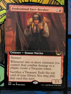 Professional Face Breaker Extended Art R Streets of New Capenna 426 NM MTG - Image 1