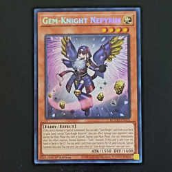 Yu-Gi-Oh! TCG - Gem-Knight Nepyrim BLMM-EN021 Secret Rare 1st Edition NM - Image 2