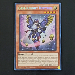 Yu-Gi-Oh! TCG - Gem-Knight Nepyrim BLMM-EN021 Secret Rare 1st Edition NM - Image 4