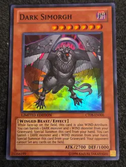 Yu-Gi-Oh! VLP Dark Simorgh 2011 Collectors Tins CT08-EN006 Limited Edition Super - Image 1