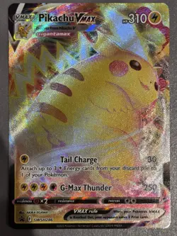 Pikachu VMAX SWSH286 Sword & Shield Promo Full Art Holo Card NM Pokemon TCG - Image 1