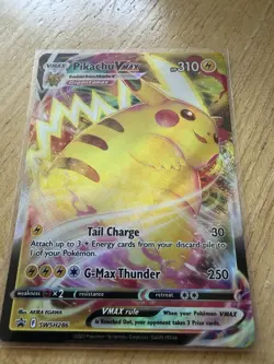 Pokemon TCG Pikachu Vmax #SWSH286 Sword & Shield Black Star Promo Mint English - Image 2