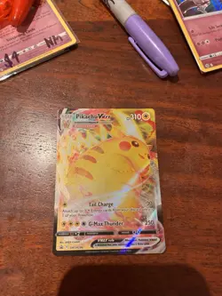 Pokemon TCG Pikachu Vmax Sword & Shield Swsh286 Holo Promo - Image 1