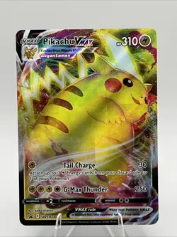 Pokemon TCG Pikachu VMAX Black Star Promo SWSH286 Sword and Shield - Image 1