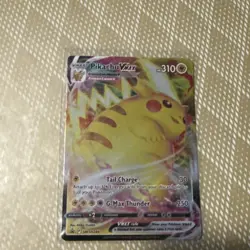 Pokemon TCG Pikachu Vmax Sword & Shield Swsh286 Holo Promo - Image 1
