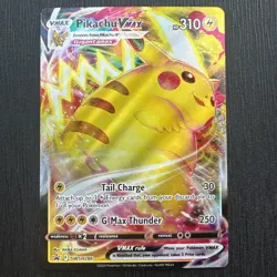 Pikachu VMAX SWSH286 SWSH: Sword & Shield Promo Full Art Holo 310 HP Pokemon TCG - Image 1