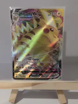 Pokemon TCG Pikachu Vmax Sword & Shield Swsh286 Holo Promo - Image 1