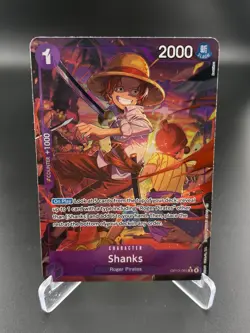 Shanks (065) (Alternate Art) OP13-065 Rare Carrying On His Will One Piece NM - Image 1