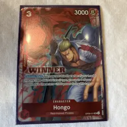 Hongo Winner Pack 2025 Vol. 2 UC One Piece Promotion Cards OP09-011 NM - Image 1