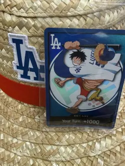 Monkey.D.Luffy One Piece Promotion Cards Dodgers x One Piece - Image 1