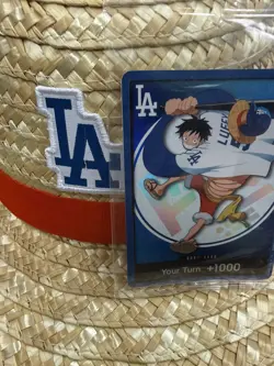 Monkey.D.Luffy One Piece Promotion Cards Dodgers x One Piece - Image 3
