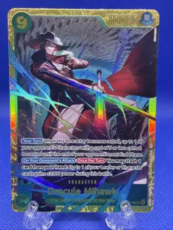 Dracule Mihawk OP14-119 SEC The Azure Sea’s Seven One Piece NM - Image 1