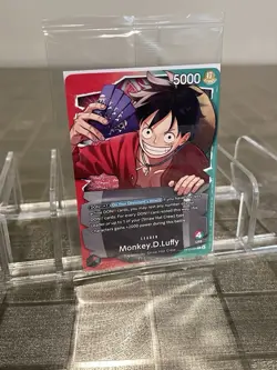 One Piece TCG English Ichiban Kuji Monkey D. Luffy Promo (OP13-001) NEW SEALED - Image 3