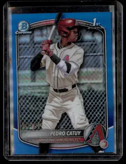 2025 Bowman Chrome #BCP-210 Pedro Catuy Prospects Blue #/150 - Image 1