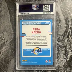 2023 Donruss Puka Nacua #357 Rated Rookie PSA 10 - Image 2